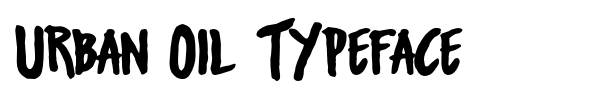 Urban Oil Typeface font preview